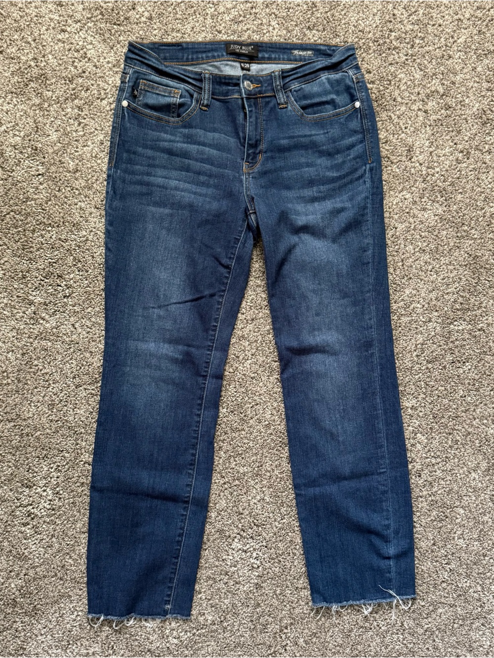 Judy Blue Straight Fit Crop Jeans JB82356DK Size 9/29